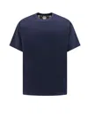 Bottega Veneta Double-layer Crewneck T-shirt In Blue