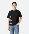 Bottega Veneta Cotton Printed Jersey T-shirt In Black