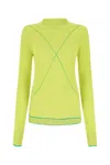 Bottega Veneta Acid Green Viscose Blend Sweater In Green
