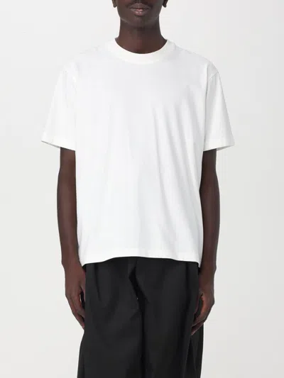 Bottega Veneta T-shirt Men Yellow Cream In White
