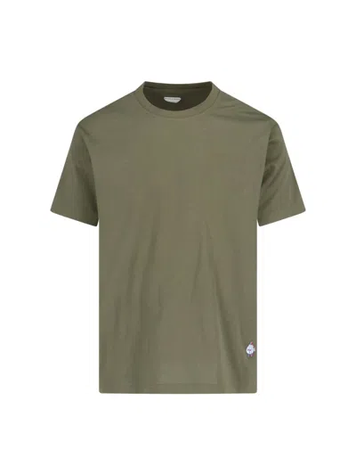 Bottega Veneta T-shirt With Embroidery In Green
