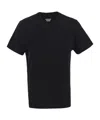Bottega Veneta T-shirt With Round Neck And Short Sleeves In Black