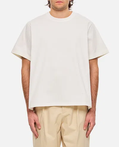 BOTTEGA VENETA T-SHIRT WITH SIDE DETAIL, COLORFUL FABRIC