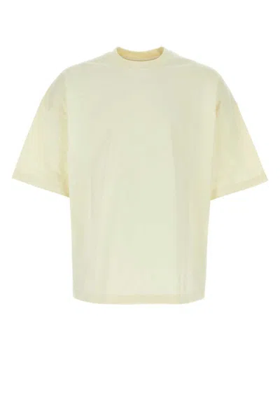 Bottega Veneta Pastel Yellow Cotton Oversize T-shirt