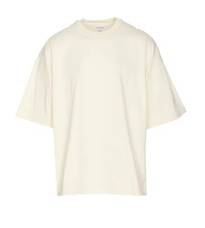 Bottega Veneta Relaxed Fit T-shirt With Dropped Shoulders In White