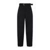Bottega Veneta Tailored Black Wool Trousers With High Waist