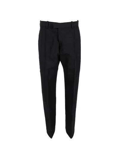Pre-owned Bottega Veneta Tailored High-waisted Trousers In Black