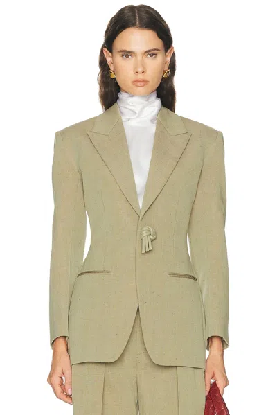 Bottega Veneta Tailored Jacket In Brown