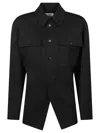 Bottega Veneta Tailored Jacket With Classic Collar In Black