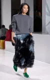 Bottega Veneta Tailored Knit Sweater In Gray