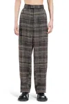 Bottega Veneta Knotted Viscose Two Pleats Trousers In Multicolor