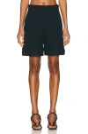 Bottega Veneta Tailored Short In Abyss