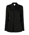 Bottega Veneta Tailored Single-breasted Blazer In Black