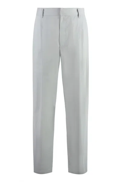 Bottega Veneta Tailored Straight-leg Pants With Refined Finish In White