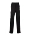 Bottega Veneta Tailored Straight-leg Trousers In Black
