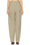 Bottega Veneta Tailored Trouser In Beige  Yellow  & Blue