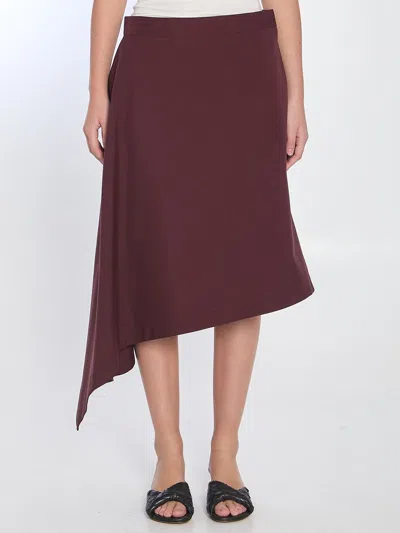 BOTTEGA VENETA TAILORED WOOL MIDI SKIRT