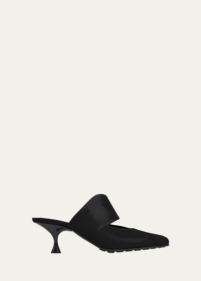 Bottega Veneta Tango Leather Mules In Black