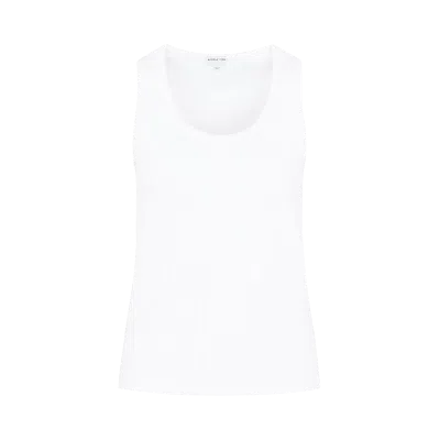 Pre-owned Bottega Veneta Tank Top 'chalk' In White