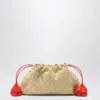 Bottega Veneta Tapioca Night Dustbag In Woven Suede In Beige