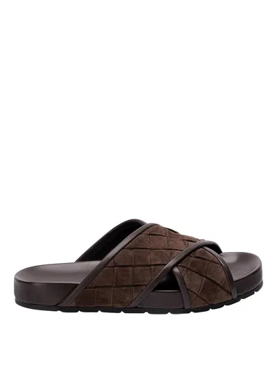 Bottega Veneta Tarik Sandals In Negro