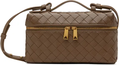 Bottega Veneta Taupe Bang Bang Vanity Case Bag In 2355 Pinecone-gold