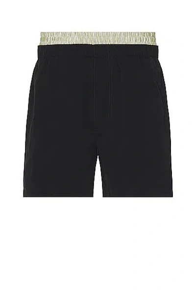 BOTTEGA VENETA TECH DOUBLE LAYER SWIM SHORT