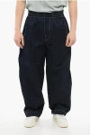 Bottega Veneta Tech Nylon Baggy Pants With Visible Stitchings