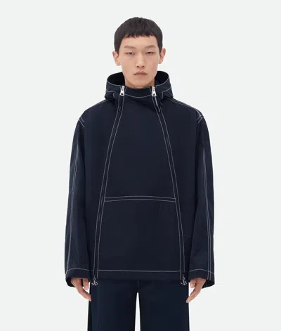 Bottega Veneta Tech Nylon Blouson In Blue