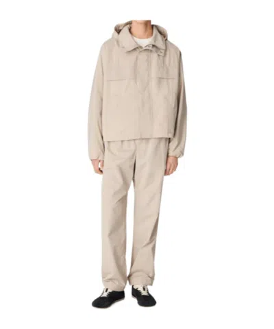 Bottega Veneta Tech Nylon Blouson In Brown