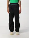 Bottega Veneta Tech Nylon Cargo Pants In Black