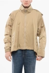 Bottega Veneta Tech Nylon Parka With Visible Stitichings