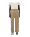 Bottega Veneta Tech Raised-seam Track Pants In Brown