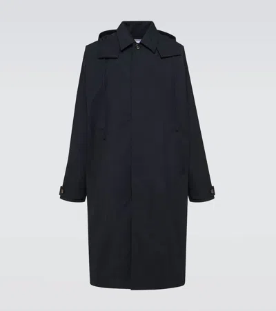 Bottega Veneta Technical Coat In Black