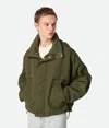 Bottega Veneta Blouson Aus Technischer Baumwolle In Shrub