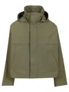 Bottega Veneta Technical Cotton Jacket Jackets Green In Green