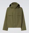 Bottega Veneta Technical Faille Blouson In Green