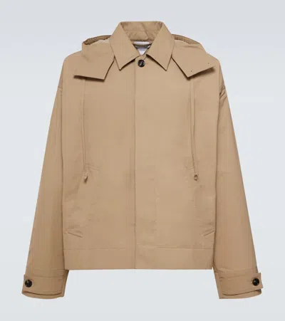 Bottega Veneta Beige Bi-color Tech Jacket