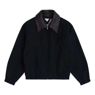 Pre-owned Bottega Veneta Technical Kimono Blouson 'midnight Blue' | Men's Size 48