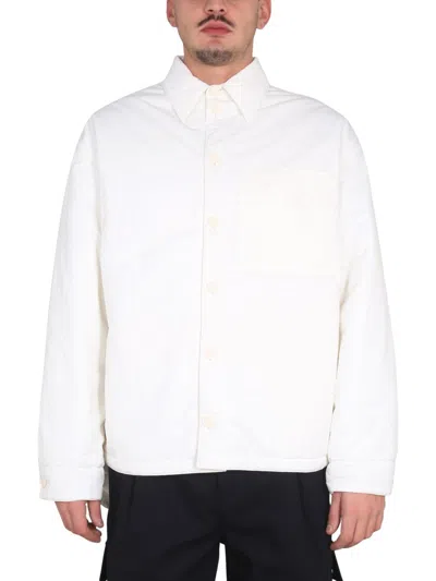 Bottega Veneta Technical Nylon Jacket In White