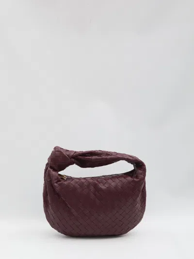 Bottega Veneta Teen Jodie Bag In Burgundy