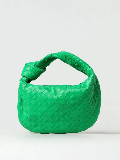 Bottega Veneta Jodie Teen Knotted Intrecciato Leather Tote In Parakeet