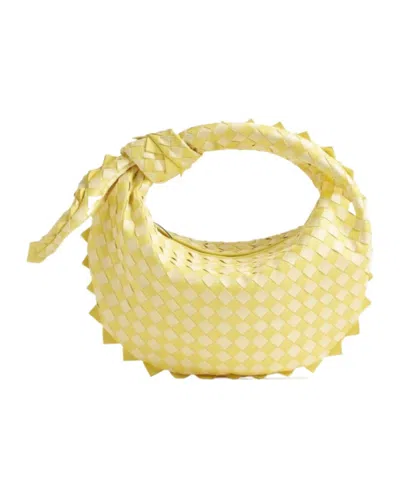 Bottega Veneta Teen Jodie Shoulder Backpack In Yellow