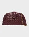 Bottega Veneta Teen Lauren 1980 Bag With Chain In Burgundy