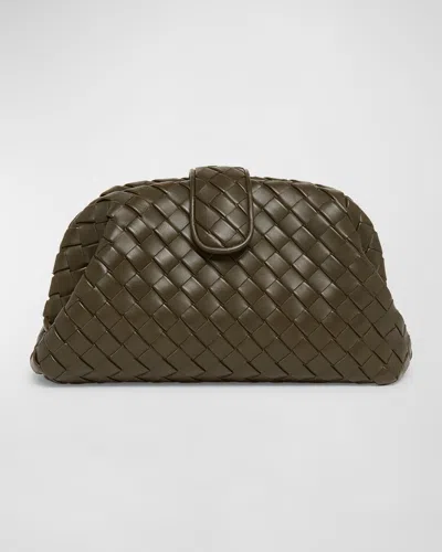 Bottega Veneta Teen Lauren 1980 Bag With Chain In Kaki