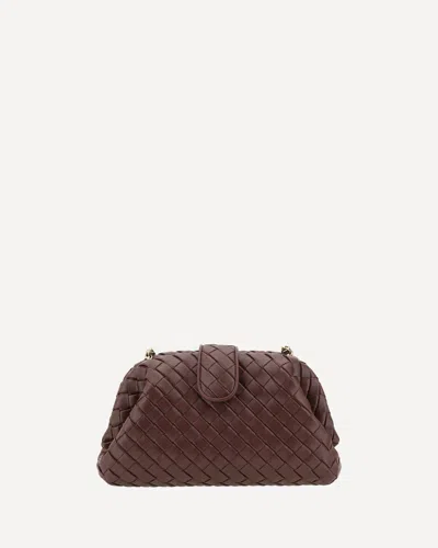 Bottega Veneta Teen Lauren 1980 Shoulder Bag In Brown