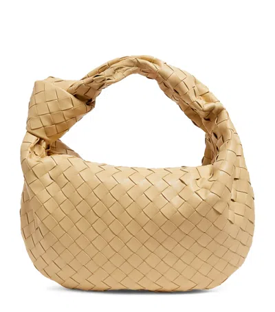Bottega Veneta Teen Leather Jodie Bag In Neutral
