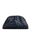 Bottega Veneta Teen Pouch Clutch In Blue