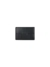Bottega Veneta Rectangular Design Leather Card Holder In Black