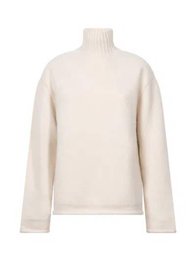 BOTTEGA VENETA BOTTEGA VENETA TEXTURED CASHMERE HIGN NECK JUMPER CLOTHING